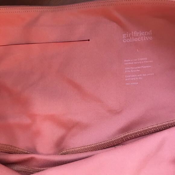 Girlfriend Burnt Orange High Waist Leggings Inner Back Pocket Women’s Size L - Picture 6 of 7